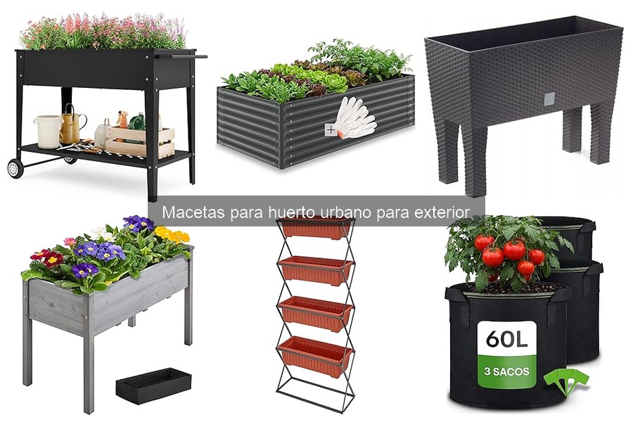 Mejores macetas para cultivar verduras en terraza
