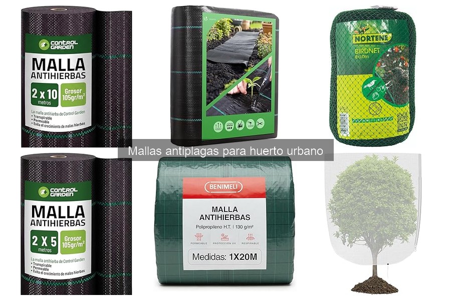 Mejores mallas antiplagas para huertos urbanos en 2023