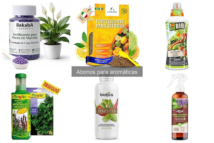 Mejores marcas de abono para plantas aromáticas