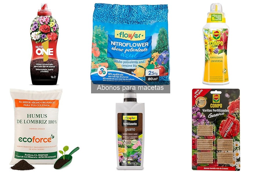 Mejores marcas de abonos para macetas: comparativa y opiniones