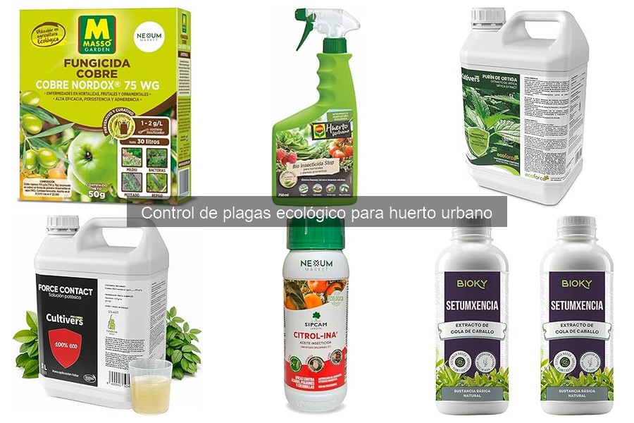 Mejores marcas de control de plagas ecológico para huertos