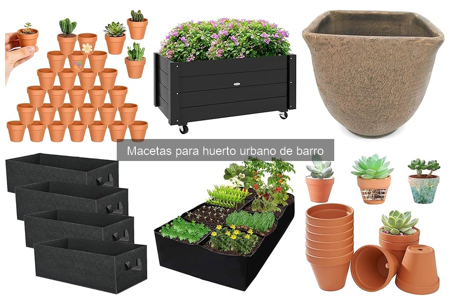 Mejores marcas de macetas de barro para tu huerto urbano
