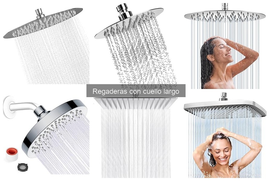 Mejores marcas de regaderas con cuello largo: opiniones