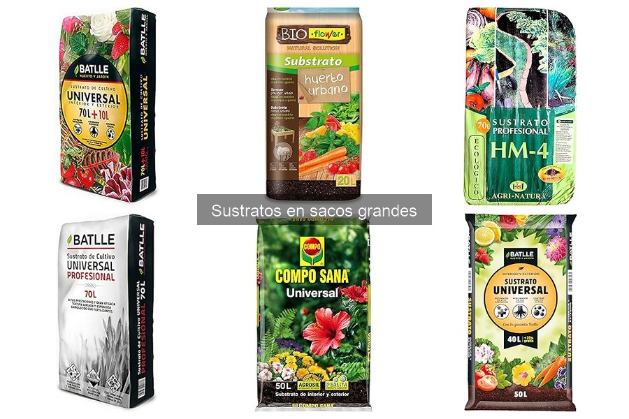 Mejores marcas de sustratos en sacos grandes para tu huerto