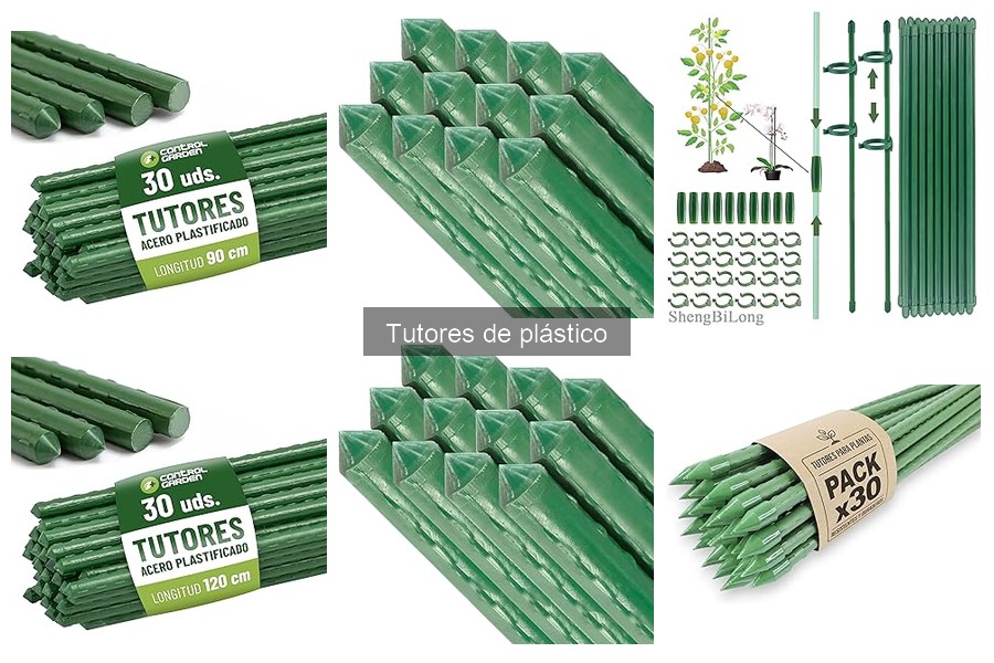 Mejores marcas de tutores de plástico para jardinería productiva