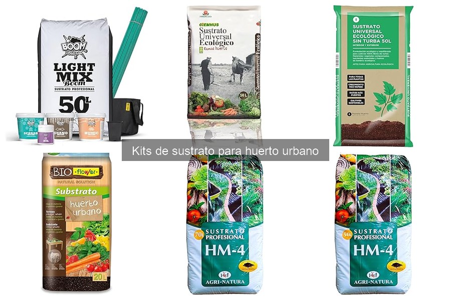 Mejores ofertas de kits de sustrato para huertos urbanos