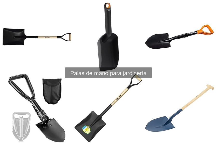 Mejores palas de mano para jardinería en 2023: Comparativa