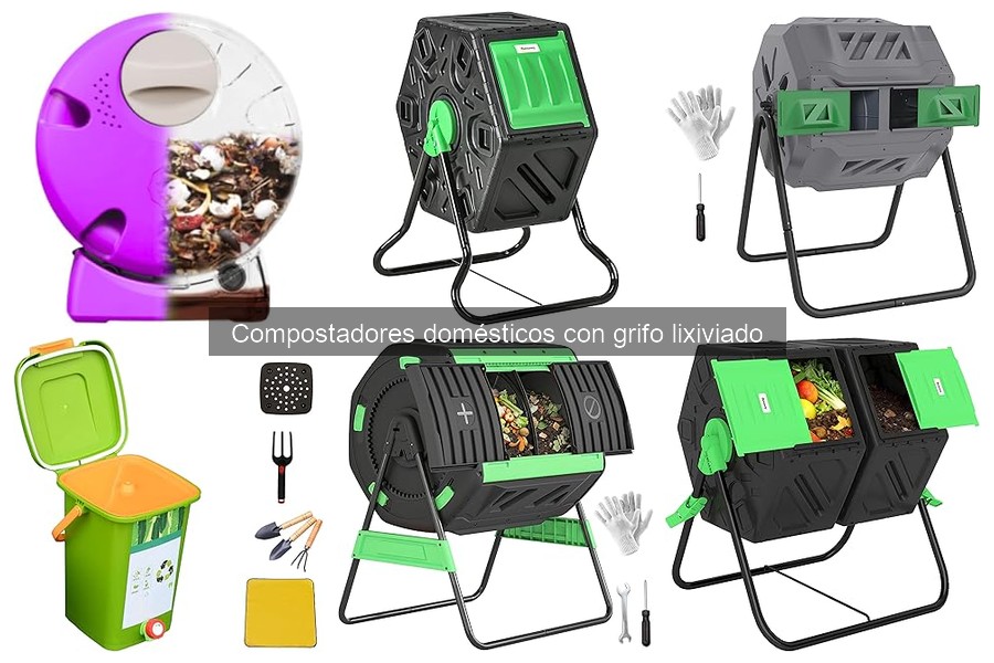 Mejores prácticas para compostadores con grifo lixiviado