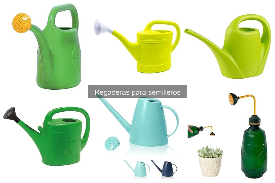 Mejores regaderas para semilleros en 2023: Comparativa