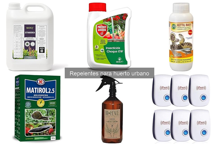 Mejores repelentes para huerto urbano y cultivos en casa