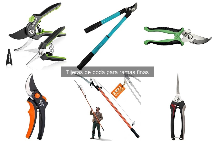 Mejores tijeras de poda para ramas finas: comparativa 2023