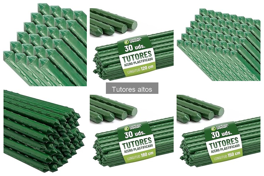 Mejores tutores altos para tomates en cultivo urbano