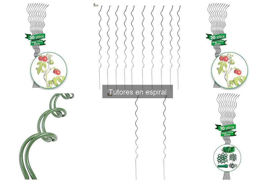 Mejores tutores en espiral para tomates: comparativa 2023