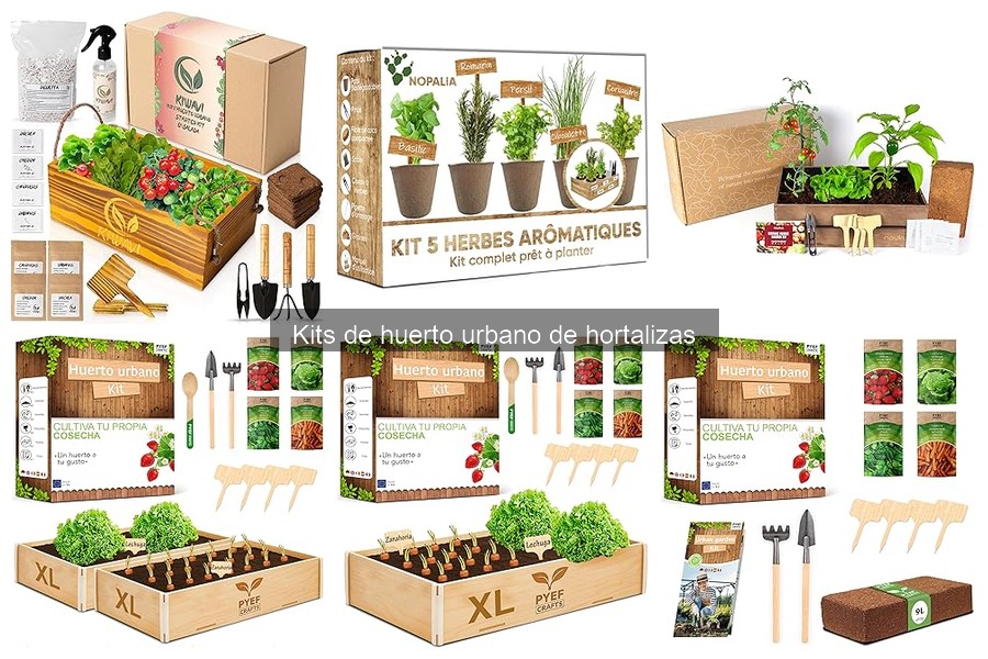 Ofertas y promociones en kits de huerto urbano