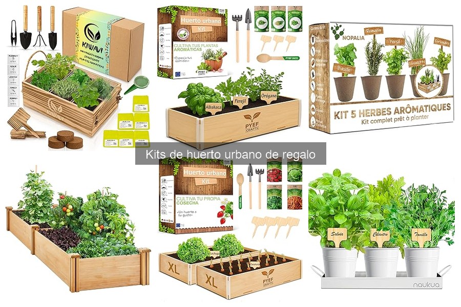 Opiniones sobre los mejores kits de huerto urbano de regalo
