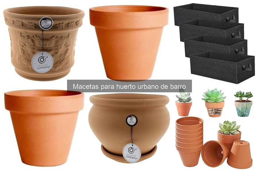 Opiniones sobre Macetas de Barro para Huerto Urbano