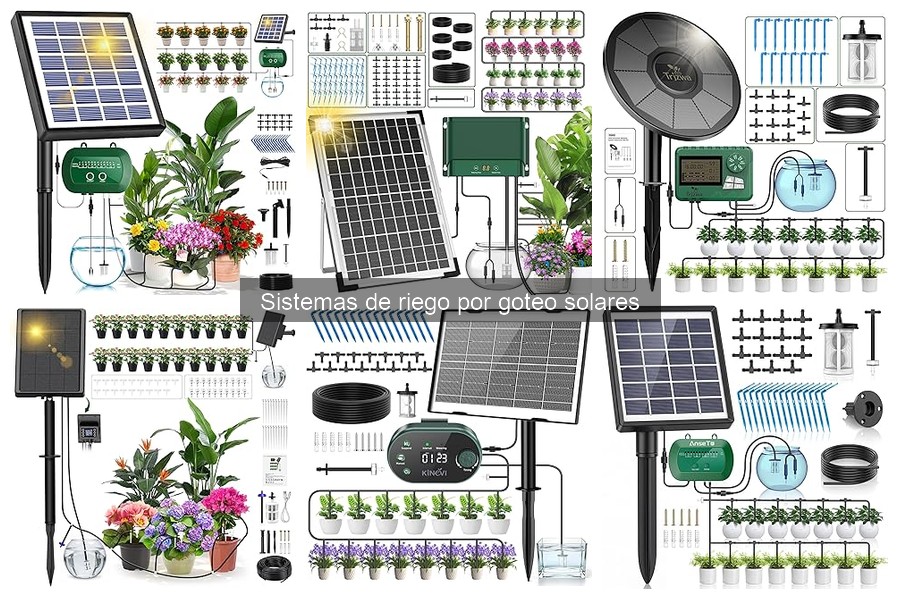 Opiniones sobre sistemas de riego por goteo solar