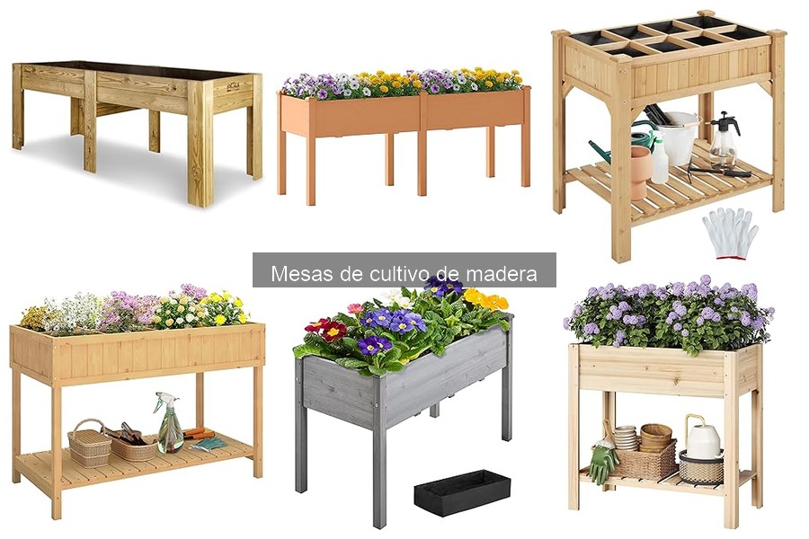 Personaliza tu mesa de cultivo de madera fácilmente