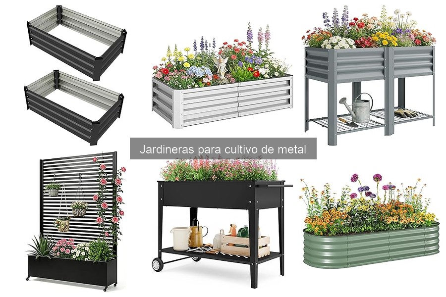 Precios de jardineras de metal y mejores opciones para comprar