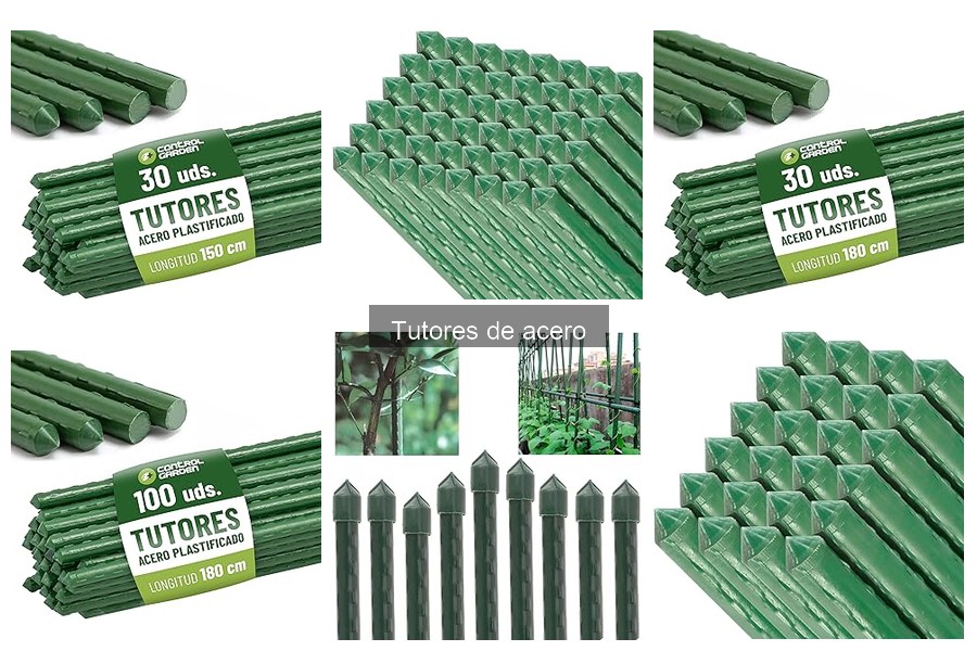 Precios y dónde comprar tutores de acero para jardín