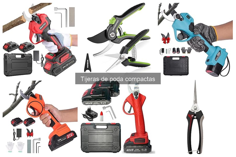 Problemas comunes al usar tijeras de poda compactas