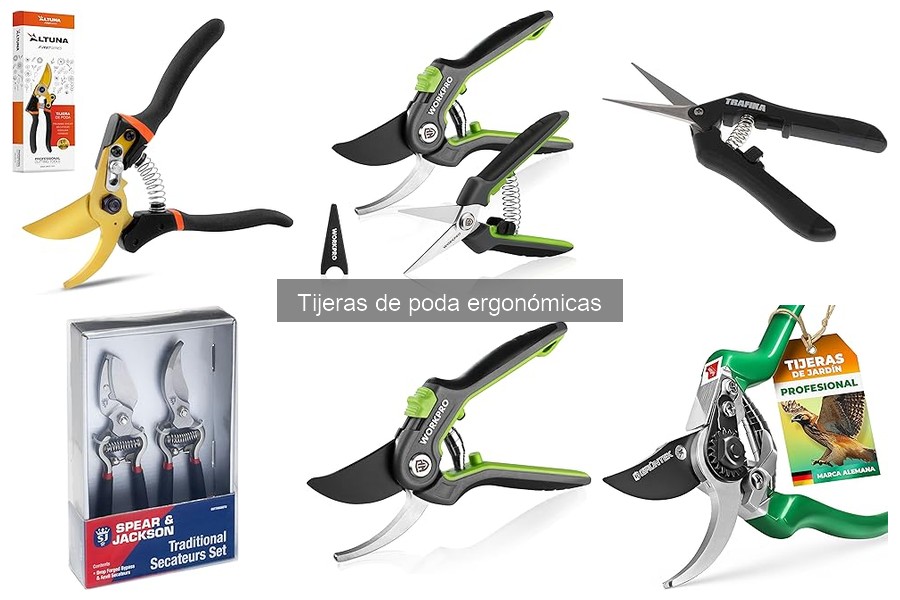 Problemas comunes al usar tijeras de poda ergonómicas