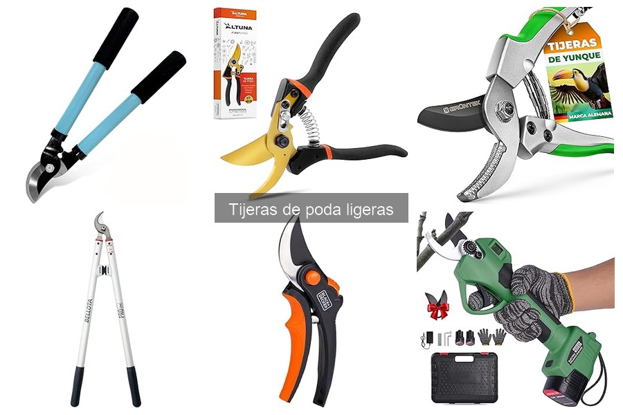 Problemas comunes al usar tijeras de poda ligeras y soluciones