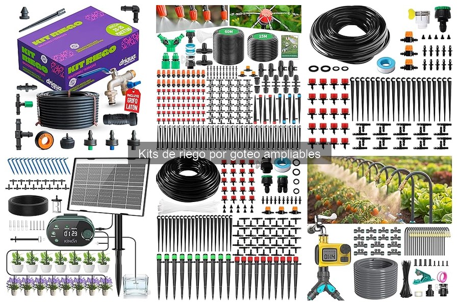 Problemas comunes en kits de riego por goteo y soluciones