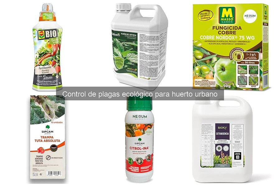Productos ecológicos para controlar plagas en tu huerto