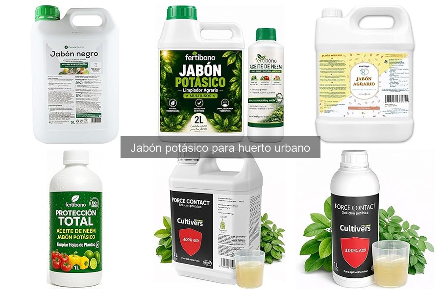 ¿Qué es el jabón potásico para huertos urbanos?