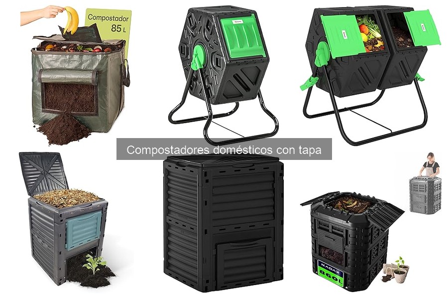 ¿Qué es un compostador doméstico con tapa? Beneficios y usos