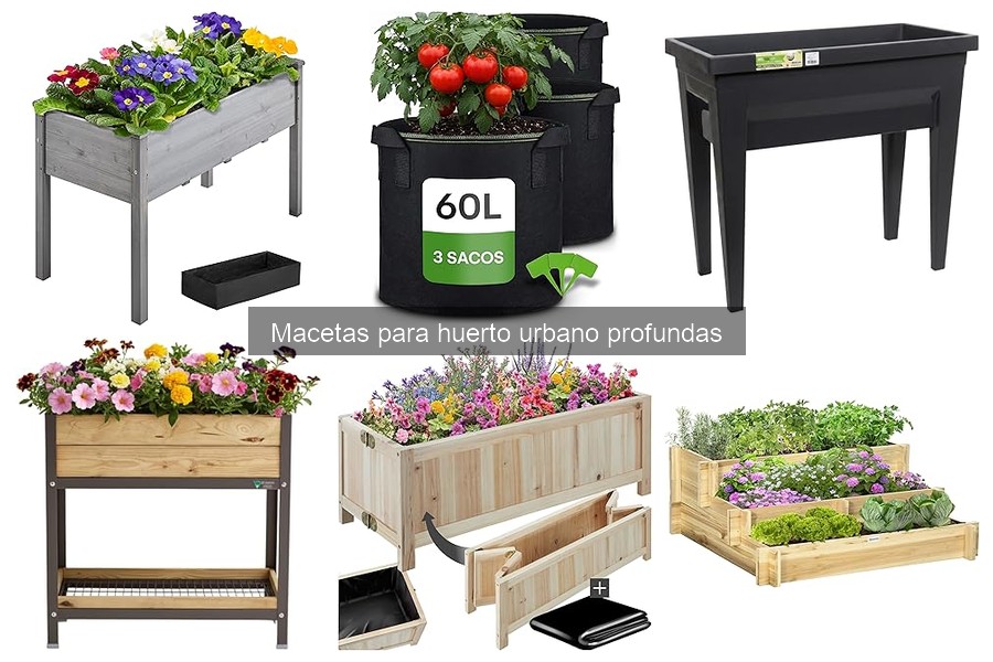 ¿Qué son las macetas profundas para huerto urbano?