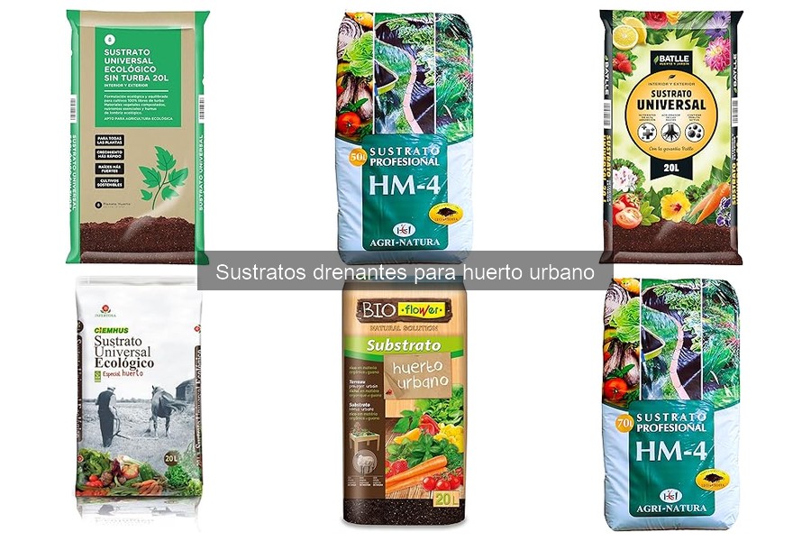 ¿Qué son los sustratos drenantes para huerto urbano?