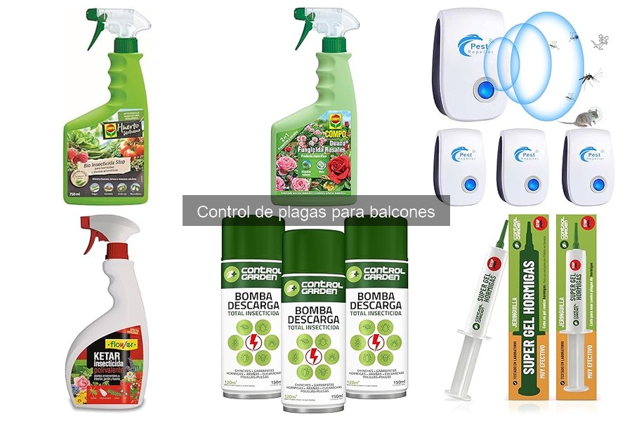 Soluciones eficaces contra plagas resistentes en balcones