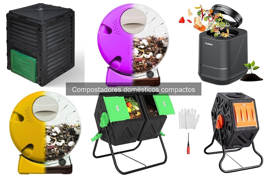 Tipos de compostadores domésticos compactos para tu hogar