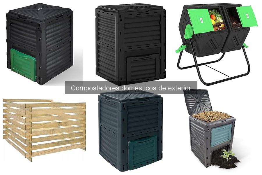 Tipos de compostadores domésticos de exterior explicados