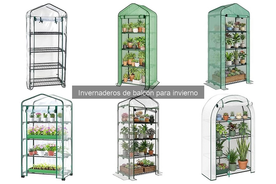 Tipos de invernaderos de balcón para invierno: Guía completa