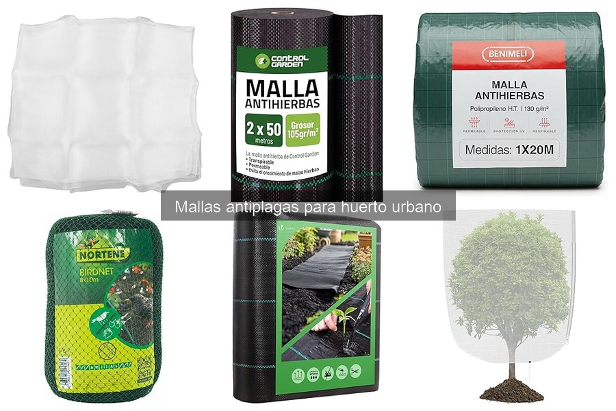 Tipos de mallas antiplagas para tu huerto urbano