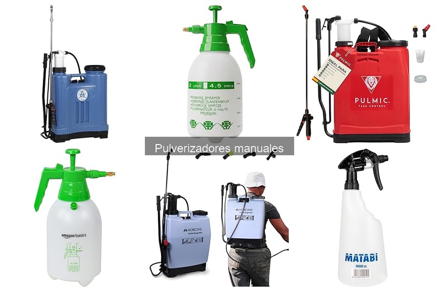 Tipos de pulverizadores manuales para jardinería y huertos