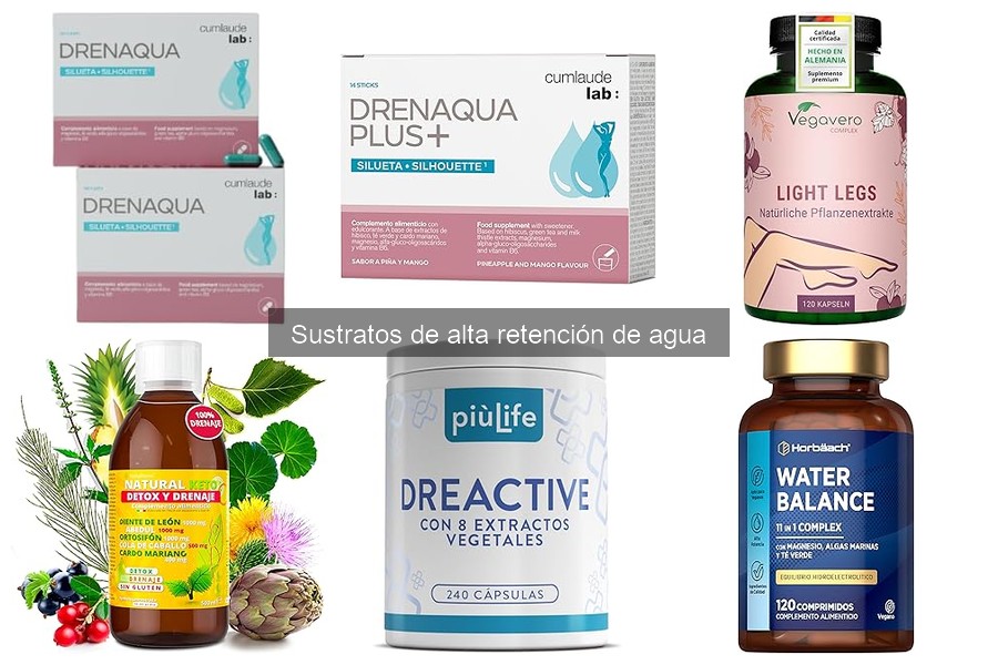 Tipos de sustratos de alta retención de agua para cultivos