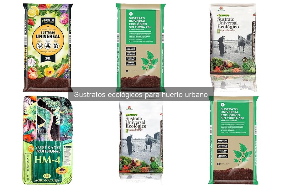 Tipos de Sustratos Ecológicos para Huertos Urbanos