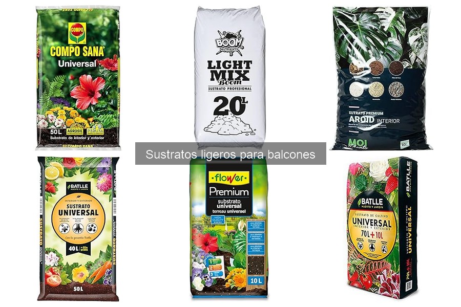 Tipos de sustratos ligeros para balcones: Guía completa