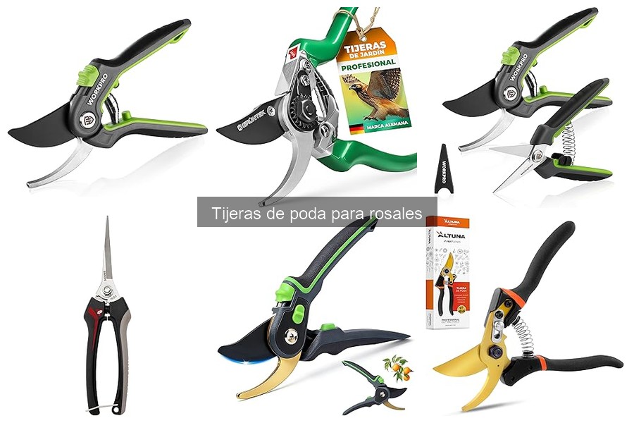 Tipos de tijeras de poda para rosales: Guía completa