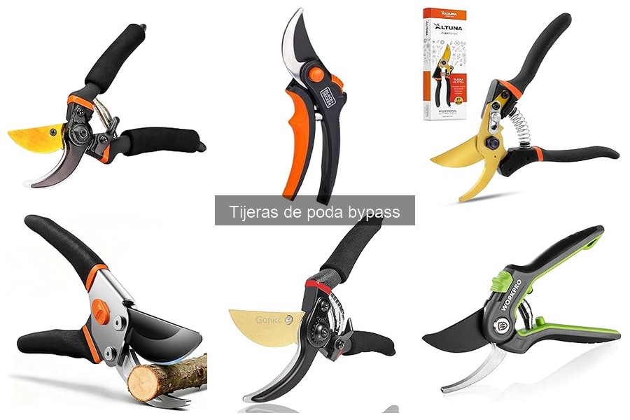Tipos de tijeras de poda y sus usos en jardinería