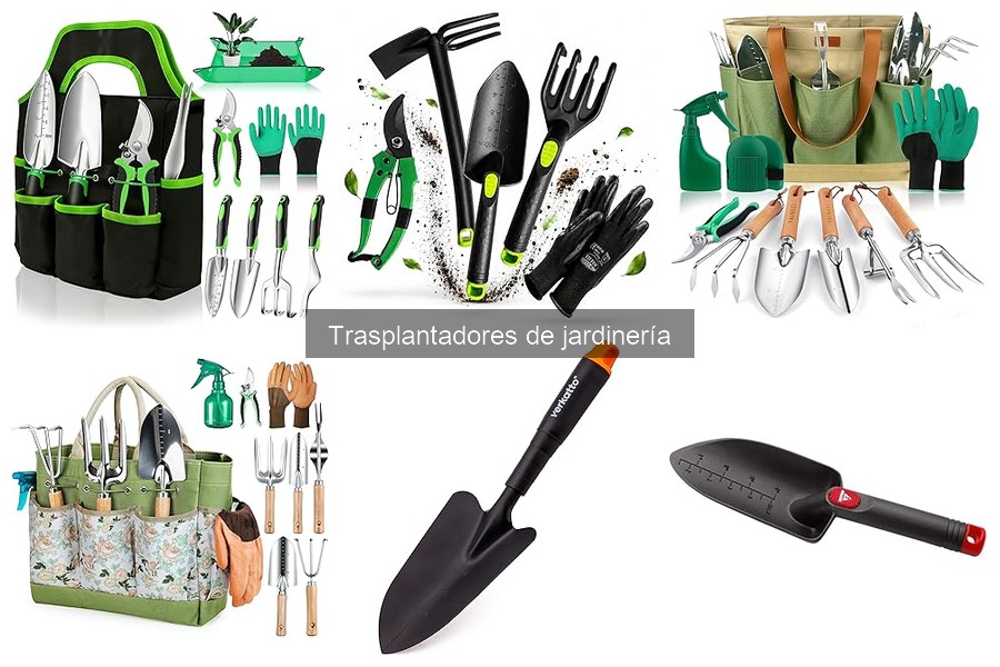 Tipos de trasplantadores de jardinería: guía completa