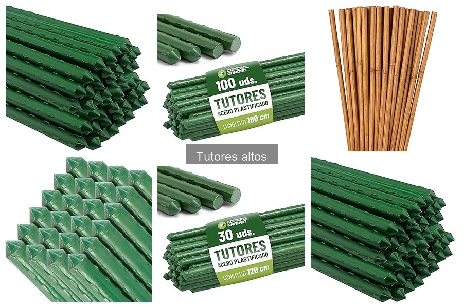 Tipos de tutores altos para plantas: Guía completa