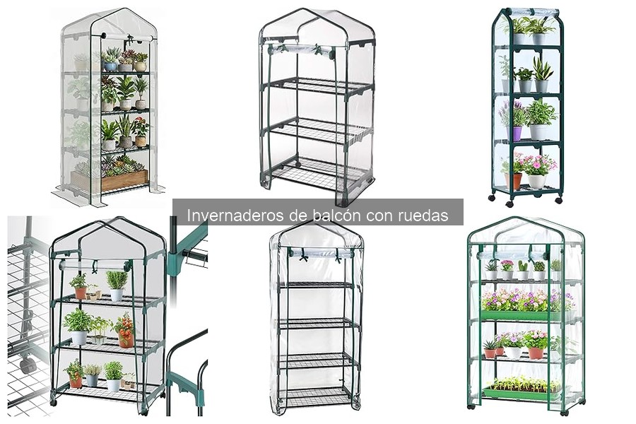 Ventajas de un invernadero de balcón con ruedas
