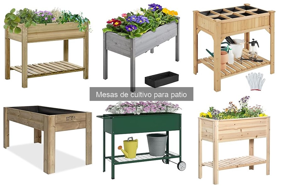Ventajas de usar mesas de cultivo en el patio