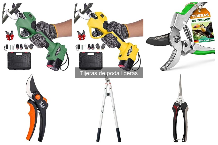 Ventajas de usar tijeras de poda ligeras en el jardín
