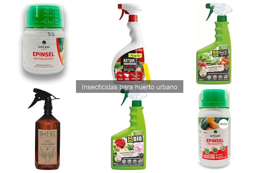 Ventajas y desventajas de insecticidas en huertos urbanos